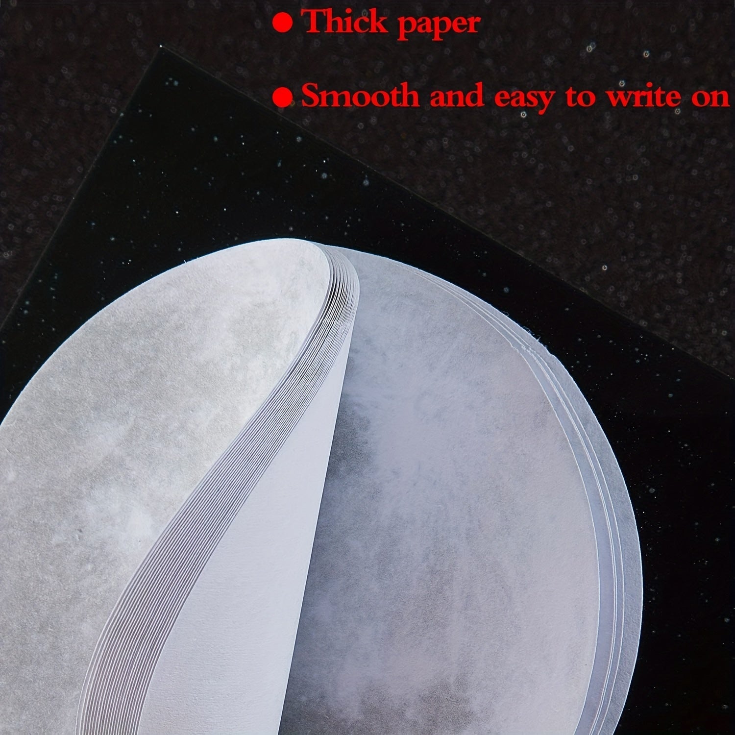 6pcs Planet Sticky Notes Moon Earth Planet Notes Self Adhesive 3 Inches