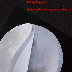 6pcs Planet Sticky Notes Moon Earth Planet Notes Self Adhesive 3 Inches