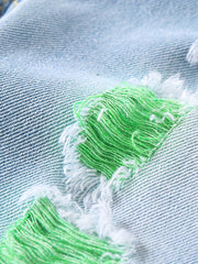 Boys Ripped Denim Shorts Summer Kids Clothes