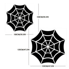 Gothic Cobweb Rug Doormat Halloween Funny Rug Personalized Decoration
