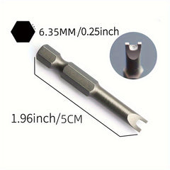 5pcs Special Shaped Screwdriver Set 50mm U Y Triangle Cross Three Points Bits