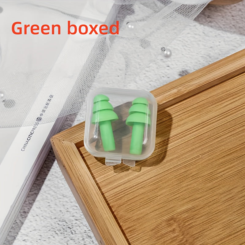 Tree Shaped Earplugs Noise Reduction Silicone Diver Swimming Earplugs