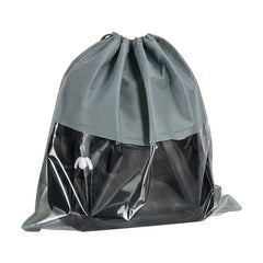 2pcs PEVA Frosted Plastic Bags for Clothing Shoes & Home Storage