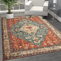 Vintage Boho Shaggy Area Rug for Living Room Bedroom