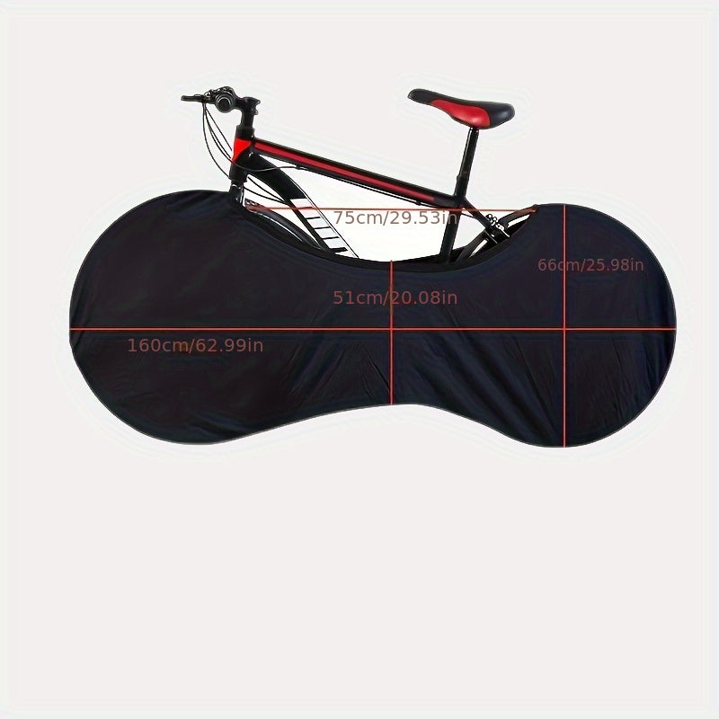 Elastic Bicycle Wheel Cover Dust-proof Outdoor And Indoor Storage Bag