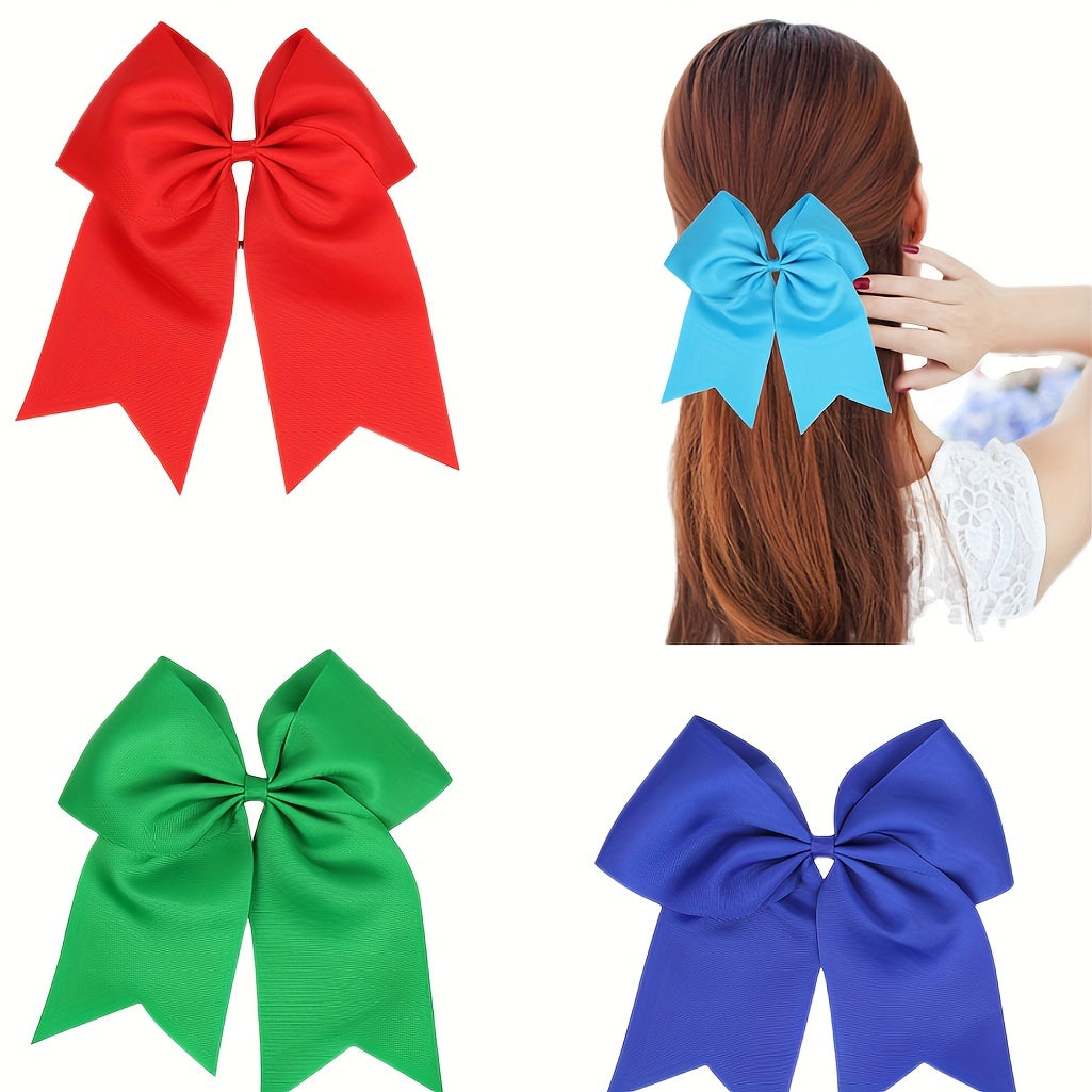 Cartoon Ribbon Bow Hair Ties Set for Girls