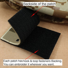 100 Savage Embroidered Morale Patches with Hook and Loop