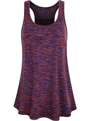 Solid Wide Strap Tank Tops Women's Plus Round Neck Basic Tank Tops