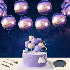 6pcs Space Balloons for Astronaut Parties