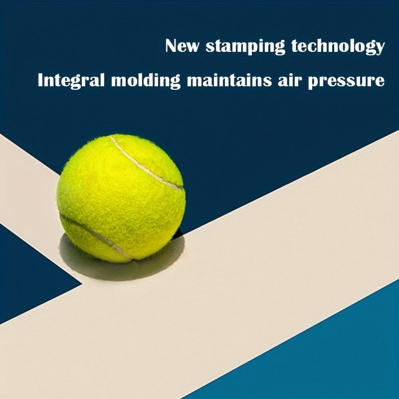 3 High Elasticity Tennis Balls for Outdoor Sports & Family Games