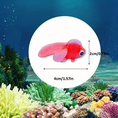Mini Goldfish Toy Big Tailed Cartoon Small Goldfish Toy For Bath