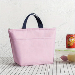 300D Oxford Cloth Lunch Bag Insulated Hand-held Outdoor Picnic Waterproof Bag