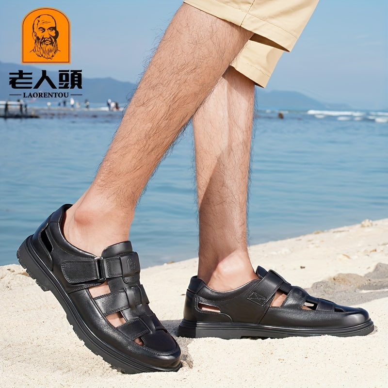 Men's Durable Non Slip Outdoor Sandals Hook And Loop Fastener