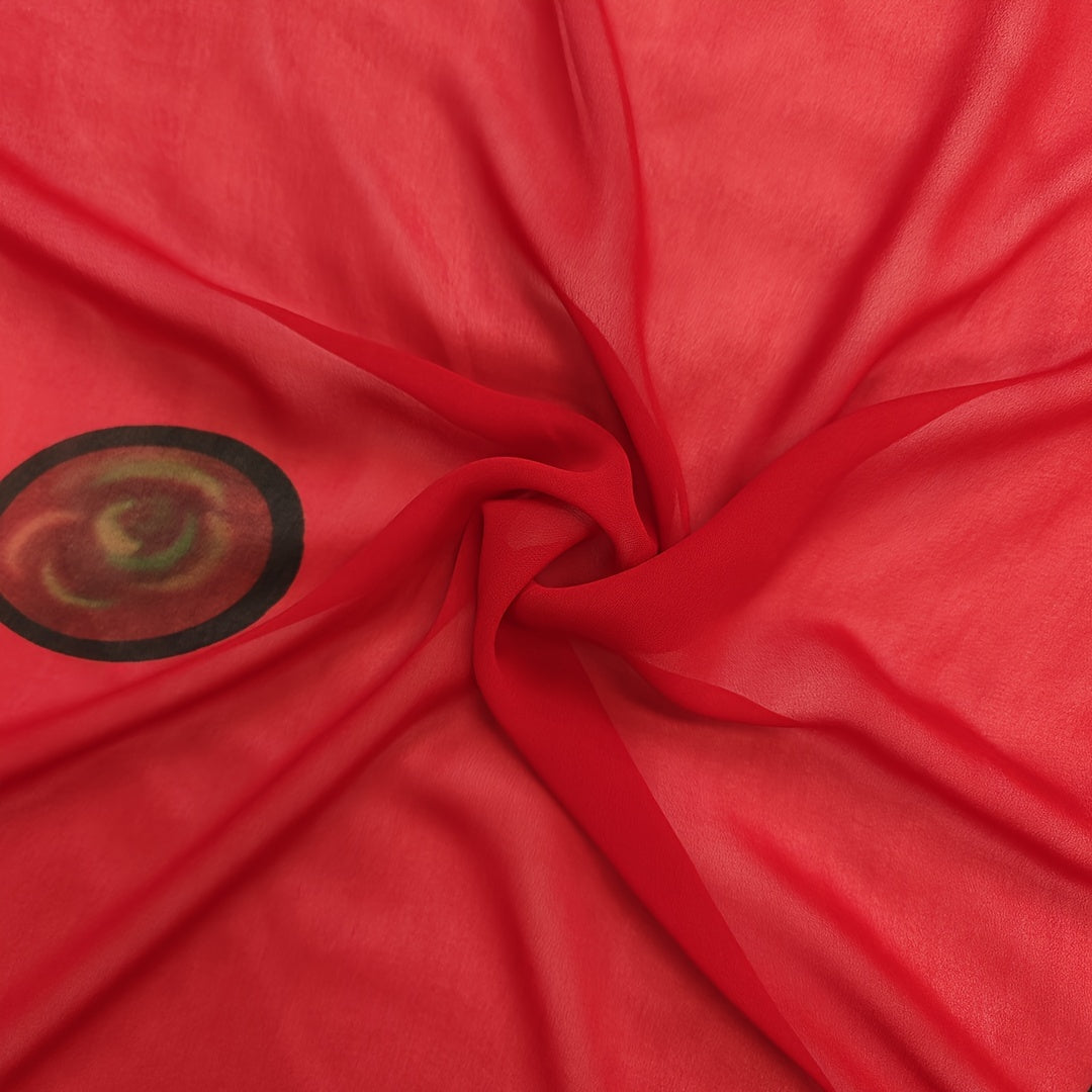1yd Comfortable & Breathable Chiffon Fabric Diy Clothes Dress Pants Fabric