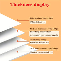 10pcs 20pcs 300g A3 A4 Dutch Cardboard for Painting Mark Pen Art Paper