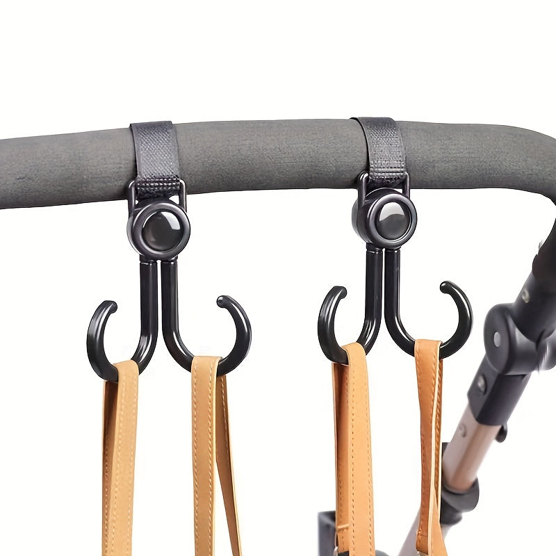 Car Hook Double Hook Stroller Bag Storage Hook Baby Stroller Hook