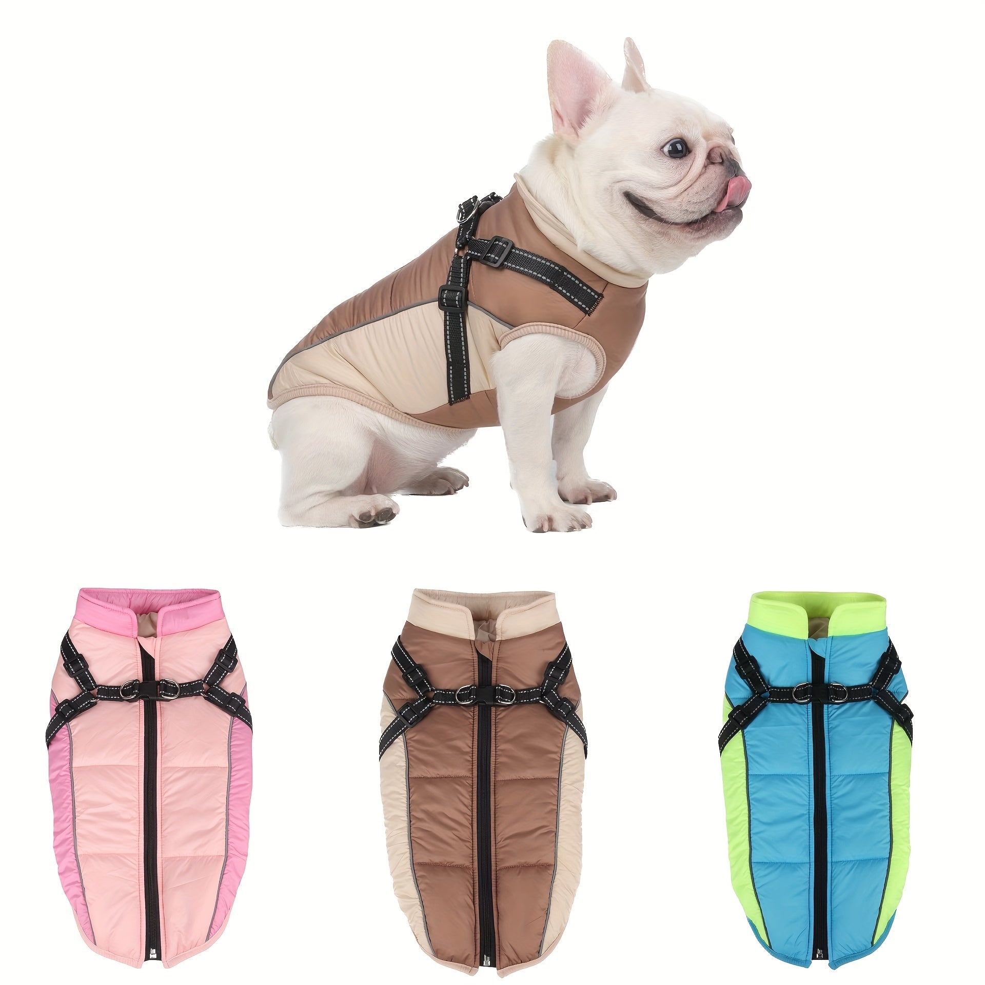 Warm Dog Jacket Soft Windproof Pet Coat For Autumn And Winter