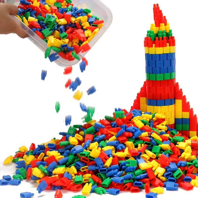300pcs Rocket Bullet Desktop Building Block Toys Plastic Toys