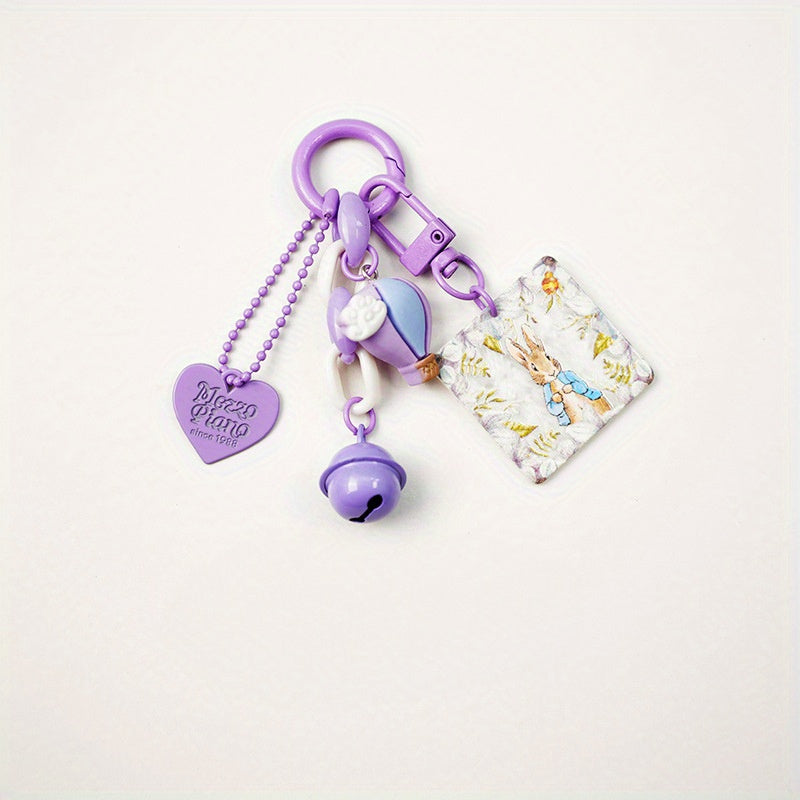 Acrylic Animal Keychain Pendant For Girls