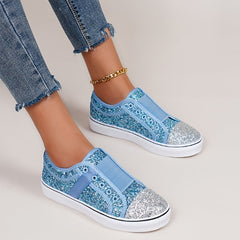 Sequins Decor Slip On Sneakers for Women