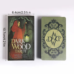 Dark Wood Tarot Classic Table Playing Tarot Fortunetelling Tarot Charm