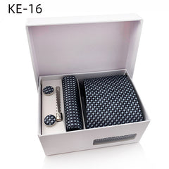 Formal Plaid Classic Men's Tie Set