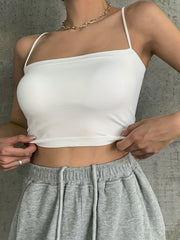 Sexy Bandeau Cami Top with Spaghetti Straps