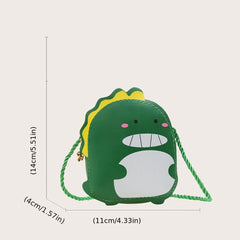 Kids Dino Messenger Bag Coin Purse Girls Shoulder Bag
