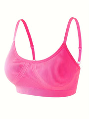 3pcs Wireless Bras Comfy & Breathable Intimates Women's Lingerie & Underwear