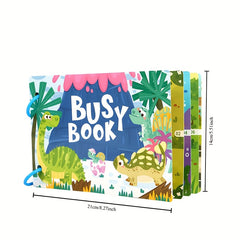 Interactive Busy Book Educational Sensory Activity Flash Cards