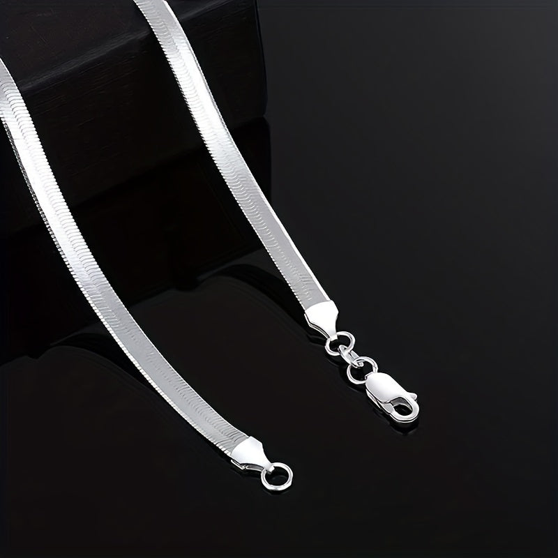 Girl's Snake Chain Hip Hop Pendant Necklace Stainless Steel