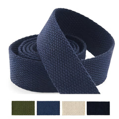 10M x 2.5cm Heavy Cotton Webbing Roll DIY Craft Backpack Parts