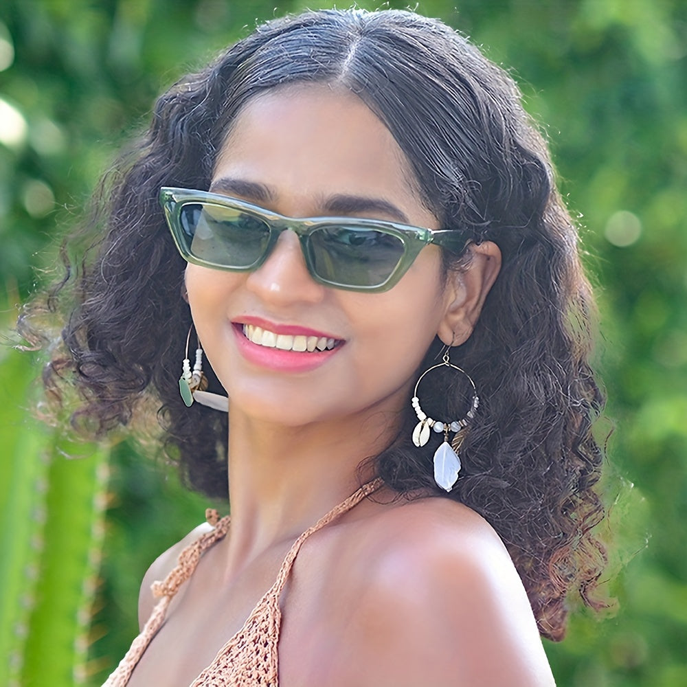 Cat Eye Sunglasses Retro Classic UV400 Sun Shades for Beach Vacation