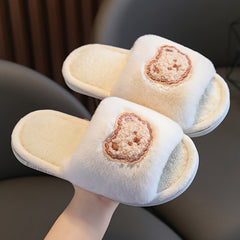 Kids Bear Cozy House Slippers Anti-skid Indoor Shoes