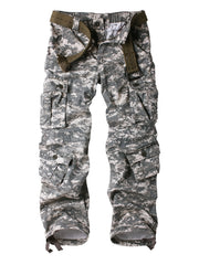 Men's Camo Cargo Pants with Pockets