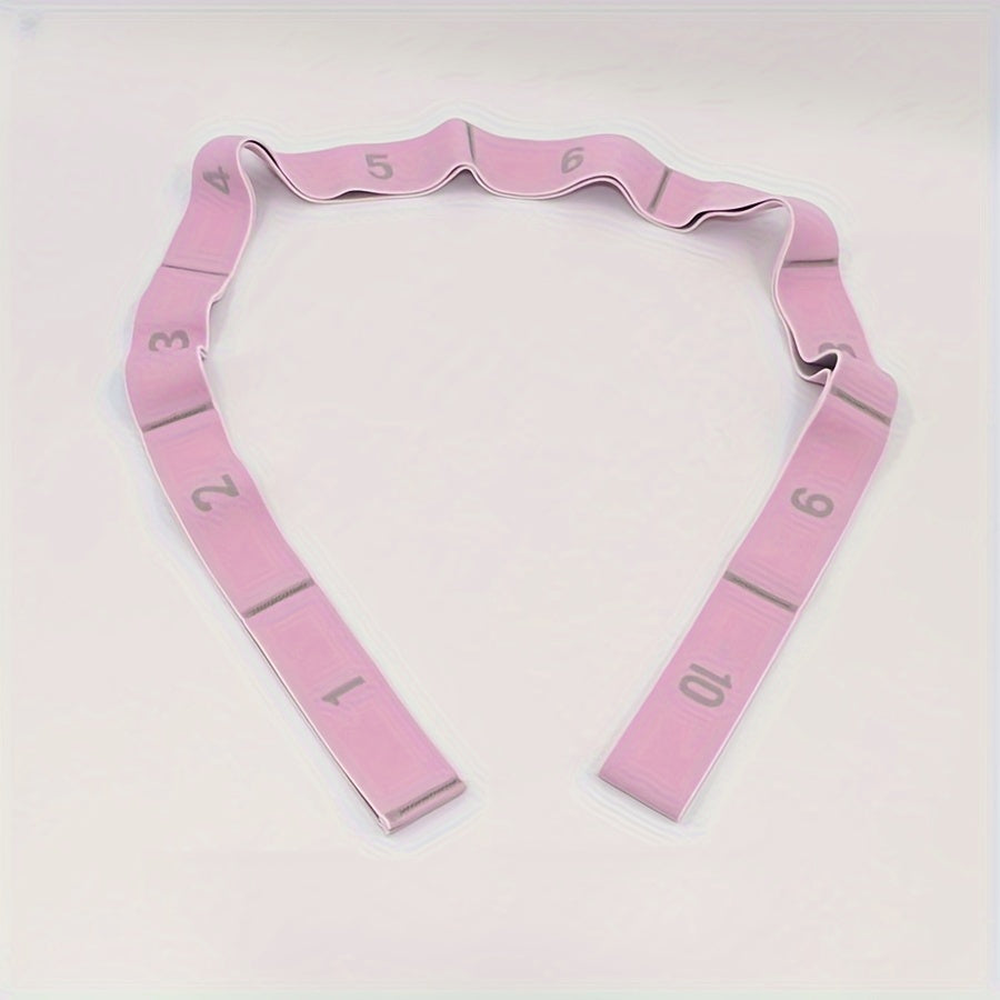 Digital Yoga Stretching Rope Solid Fitness Resistance Rope