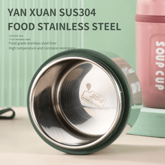 304 Stainless Steel Vacuum Cup Leak Proof for School Office Picnic Travel