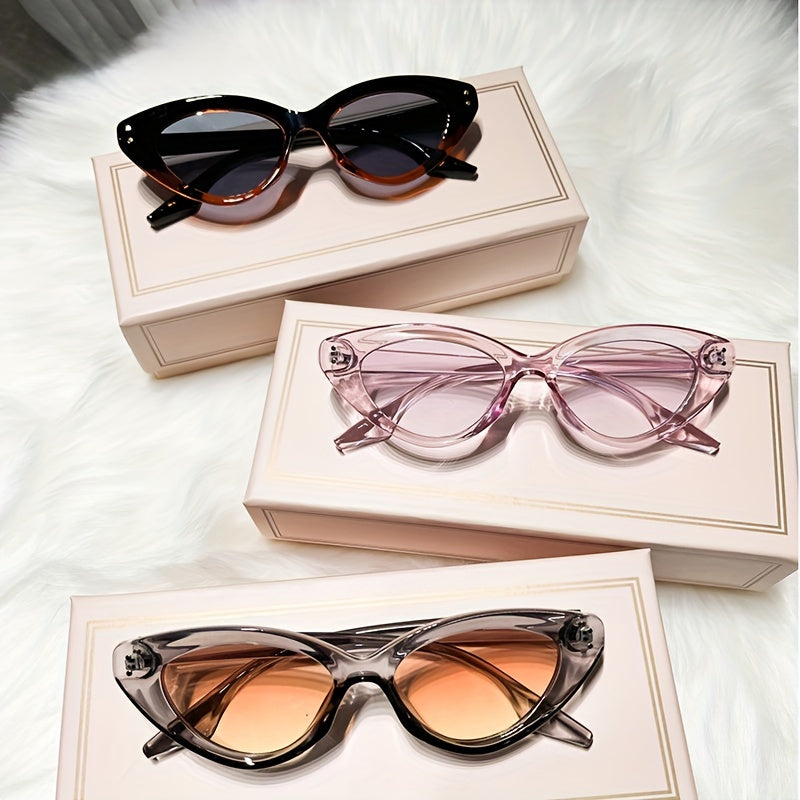 Gradient Cat Eye Sunglasses UV Protection Shades for Women