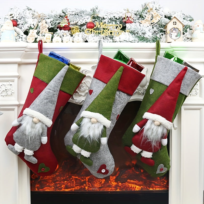 Christmas Decor Supplies Faceless Doll Socks Gift Bag