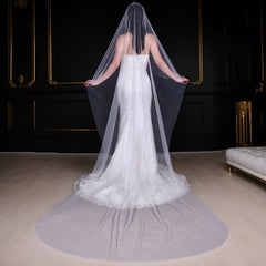 Women's 3M Formal Veil with Sparkling Beads Wedding Headpiece