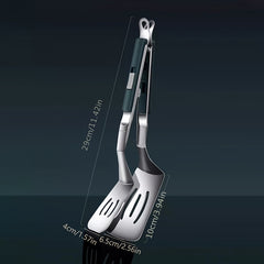 Stainless Steel Frying Spatula Clip Kitchen Tool