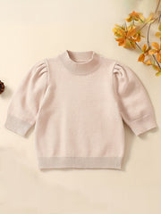 Cozy Knit Baby Sweater Long Sleeve Pullover Top