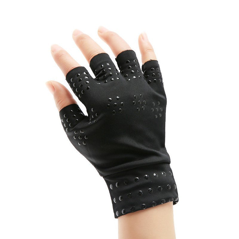 1pc Half Finger Pressure Gloves 3 Colors