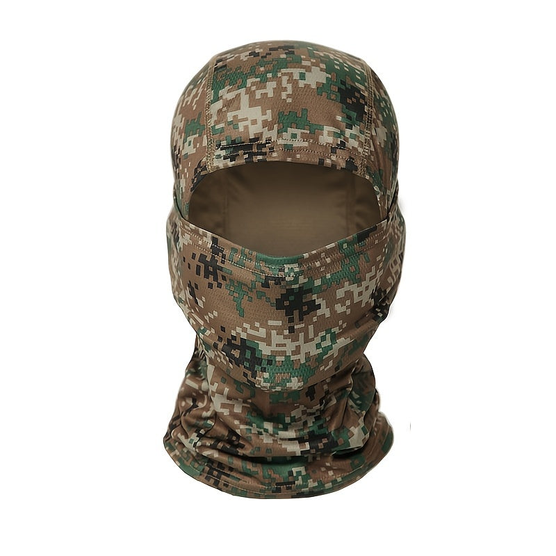 1pc Camouflage Balaclava Face Mask Neck Gaiter for Outdoor Activities