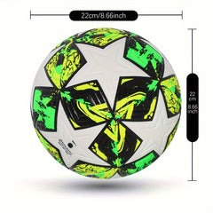 1PC Standard Size 5 Soccer Ball Indoor Outdoor Game Competition Training Inflata
