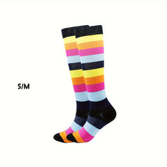 Compression Socks Men Women Knee High Stocking Sports Running Travel Nurses