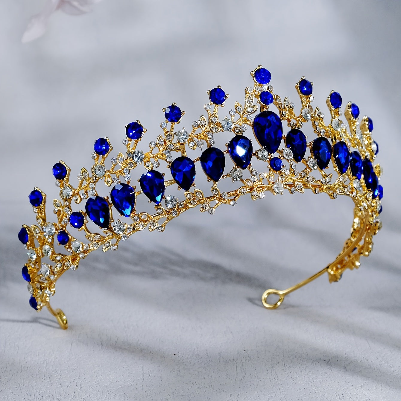 Crystal Tiara Rhinestone Crown Princess Tiaras for Wedding Prom Birthday Party