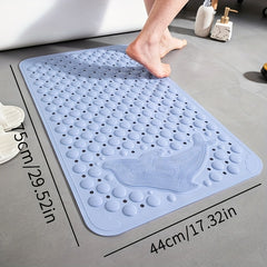 Square Bathroom Mat Anti Slip Pad Shower Anti Drop Suction Cup Floor Mat