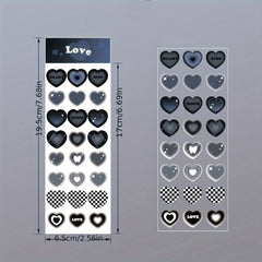 Love Transparent Sticker Journal Notebook Special Decorative Material