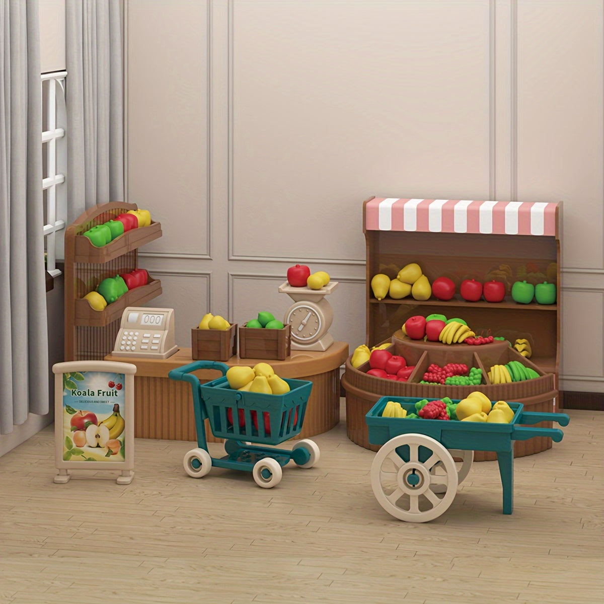 Dollhouse Mini Shop Accessories Set - Halloween Decoration Kit